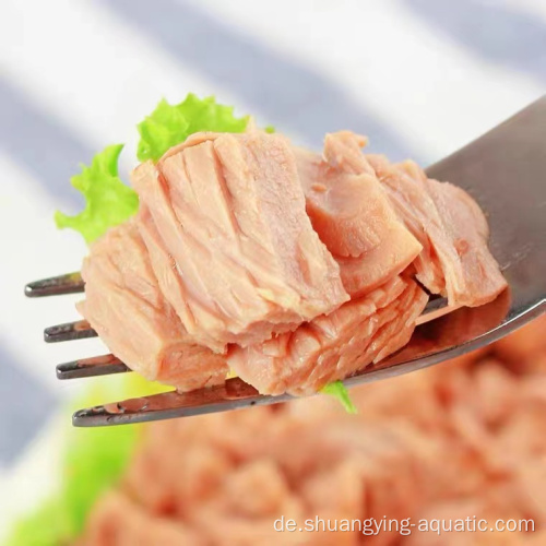 Leichtes Fleisch 140 g Dosen Thunfisch in Pflanzenöl